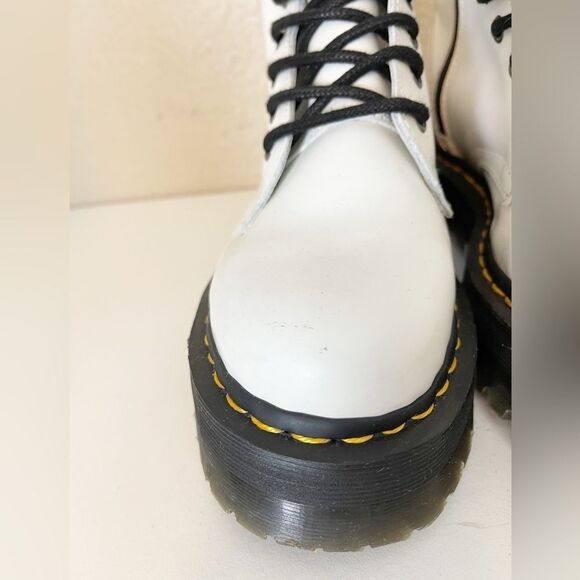 Doc Martens Jadon Boots Platform White. 7 - Picture 7 of 17